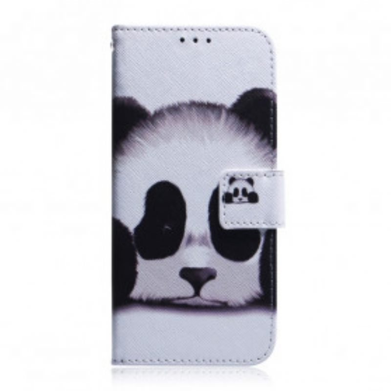 Θήκη Flip Samsung Galaxy A32 5G Πρόσωπο Panda