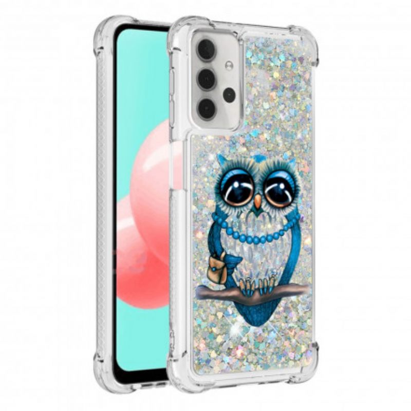 θηκη κινητου Samsung Galaxy A32 5G Miss Owl Sequins