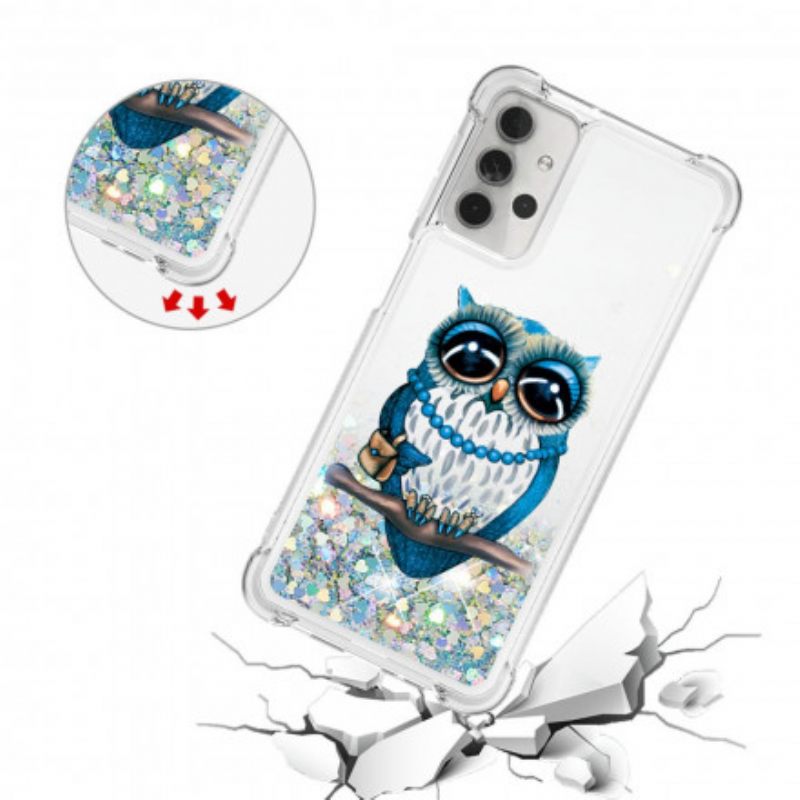 θηκη κινητου Samsung Galaxy A32 5G Miss Owl Sequins