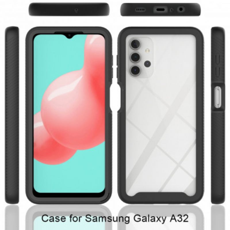 θηκη κινητου Samsung Galaxy A32 5G Υβριδική Σχεδίαση Άκρες Σιλικόνης