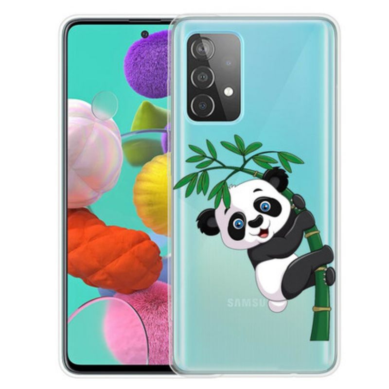 Θήκη Samsung Galaxy A32 5G Panda Στο Μπαμπού