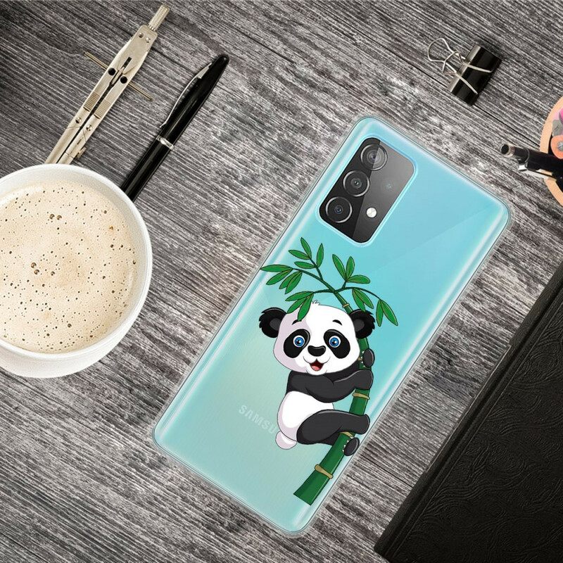 Θήκη Samsung Galaxy A32 5G Panda Στο Μπαμπού