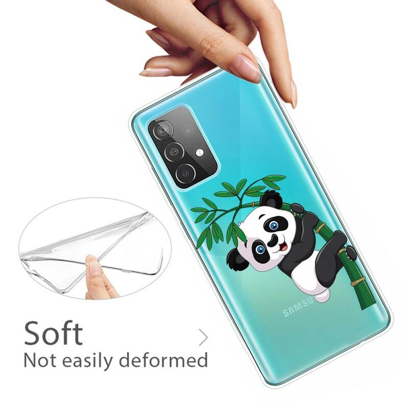 Θήκη Samsung Galaxy A32 5G Panda Στο Μπαμπού