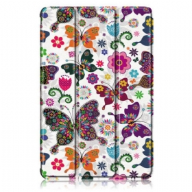 θηκη κινητου Samsung Galaxy Tab S8 / Tab S7 Βελτιωμένες Πεταλούδες Και Λουλούδια