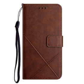 Κάλυμμα Samsung Galaxy M12 / A12 X Design Geo Leather Style