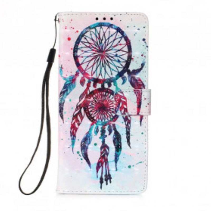 Θήκη Flip Samsung Galaxy M12 / A12 Red Dream Catcher