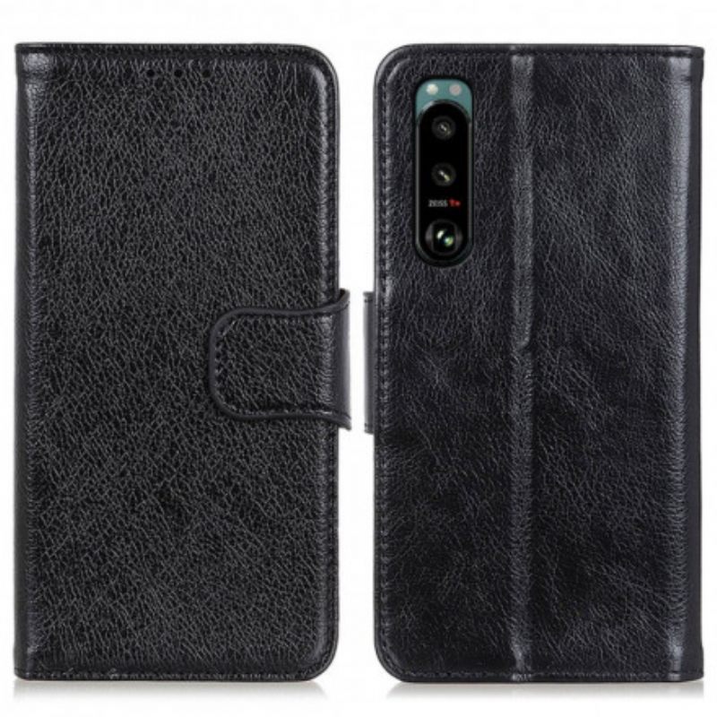 δερματινη θηκη Sony Xperia 5 III Split Nappa Leather