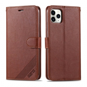 Κάλυμμα iPhone 12 / 12 Pro Azns Faux Leather