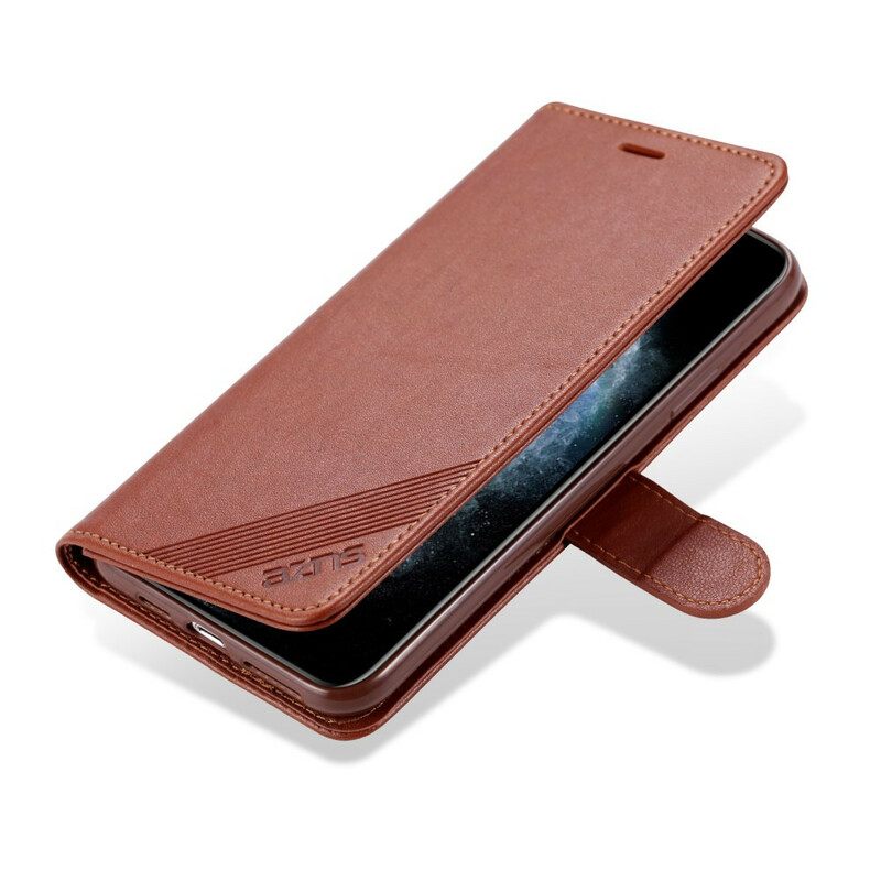 Κάλυμμα iPhone 12 / 12 Pro Azns Faux Leather