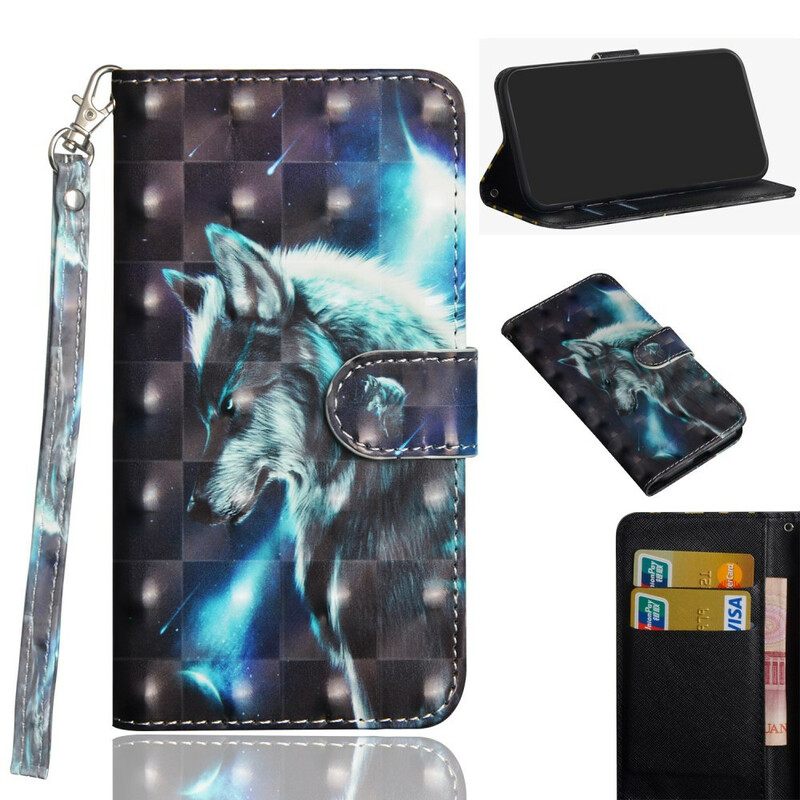 Κάλυμμα iPhone 12 / 12 Pro Light Spot Majestic Wolf