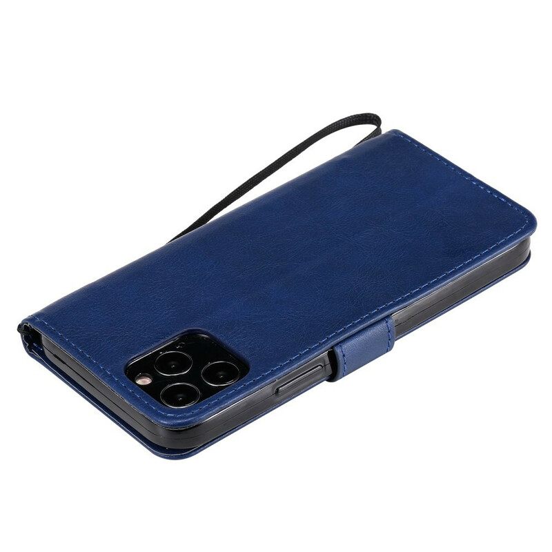 Κάλυμμα iPhone 12 / 12 Pro με κορδονι Σειρά Solid Color Strappy