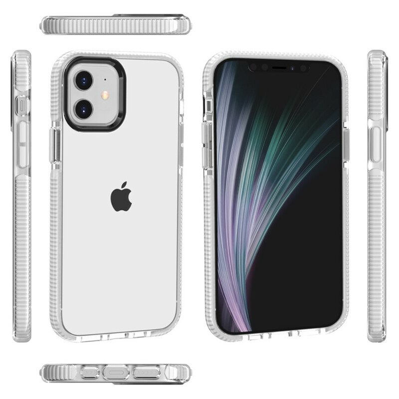 Θήκη iPhone 12 / 12 Pro Διαφανείς Άκρες Σιλικόνης