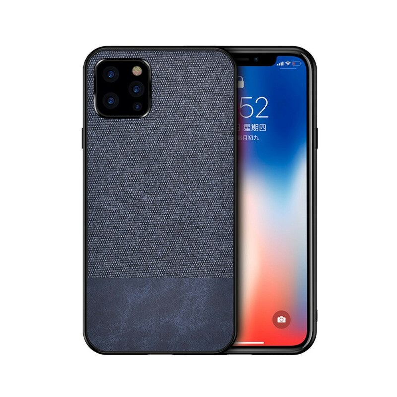 Θήκη iPhone 12 / 12 Pro Faux Δέρμα Διπλής Υφής