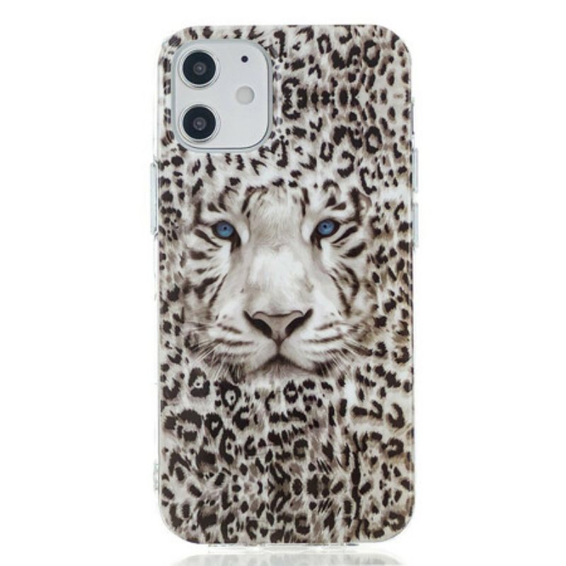 Θήκη iPhone 12 / 12 Pro Leopard Fluorescent