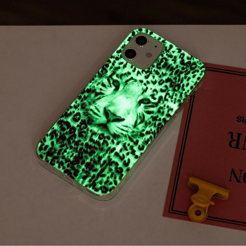 Θήκη iPhone 12 / 12 Pro Leopard Fluorescent