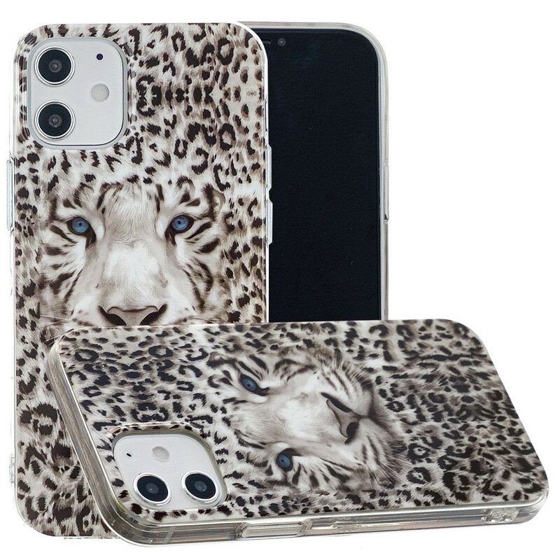 Θήκη iPhone 12 / 12 Pro Leopard Fluorescent