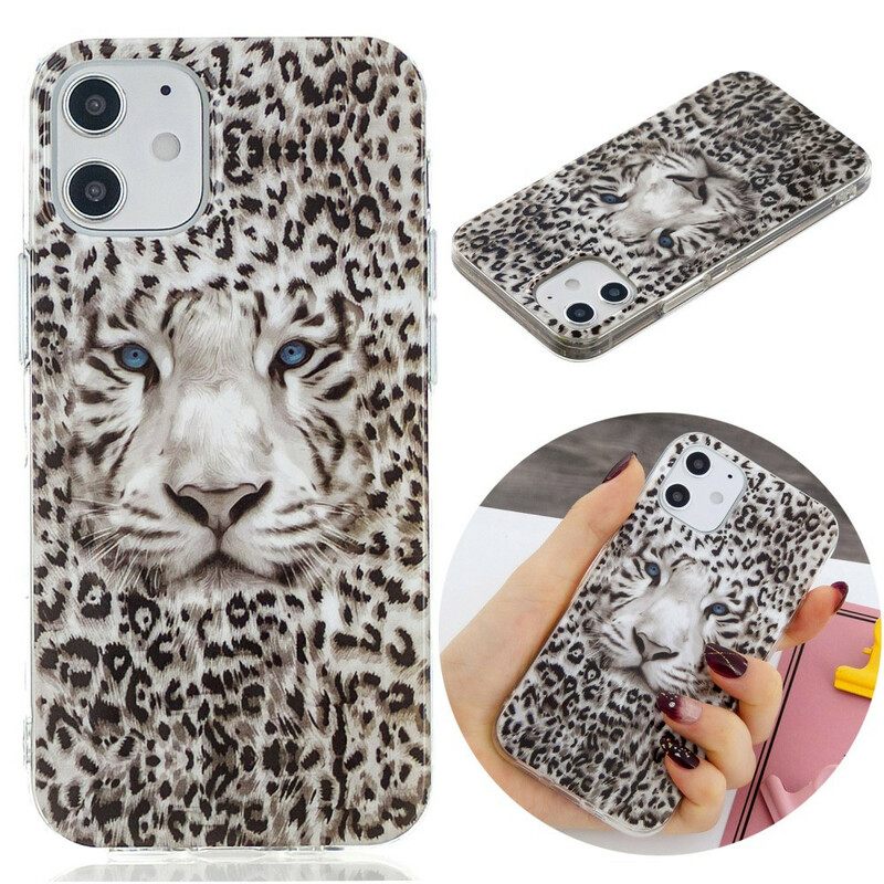 Θήκη iPhone 12 / 12 Pro Leopard Fluorescent