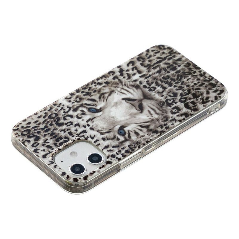 Θήκη iPhone 12 / 12 Pro Leopard Fluorescent