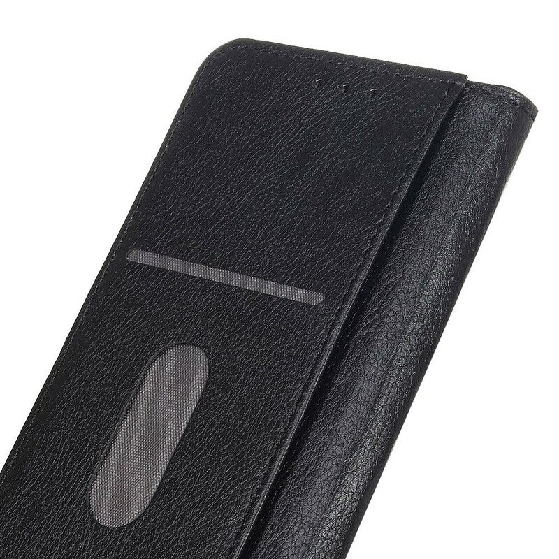 θηκη κινητου iPhone 12 / 12 Pro Θήκη Flip Litchi Split Leather Business