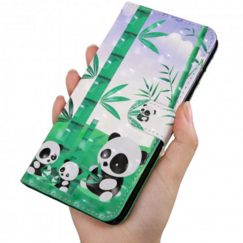 δερματινη θηκη iPhone SE 3 / SE 2 / 8 / 7 Maman Octave Και Anne The Pandas