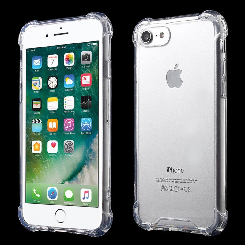 Θήκη iPhone SE 3 / SE 2 / 8 / 7 Διαφανείς Crystal Clear Ενισχυμένες Γωνίες