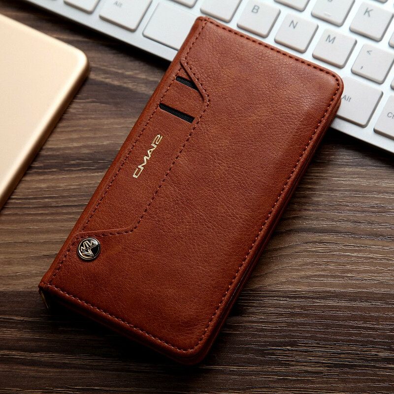 θηκη κινητου iPhone SE 3 / SE 2 / 8 / 7 Θήκη Flip Cmai2 Multi-card Leather Effect