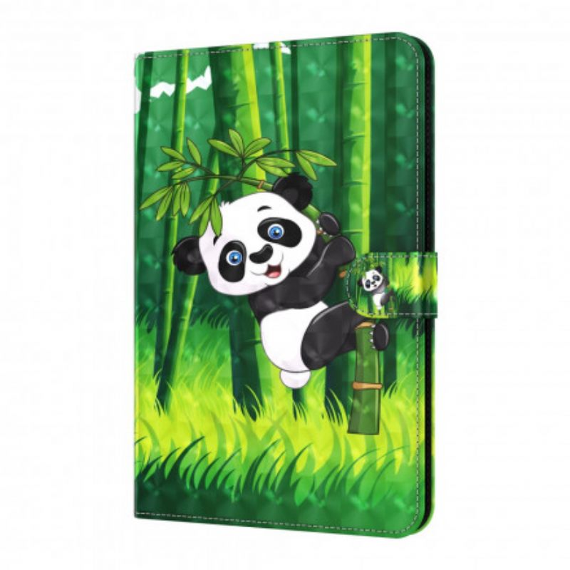 δερματινη θηκη Samsung Galaxy Tab A7 (2020) Light Spot Panda