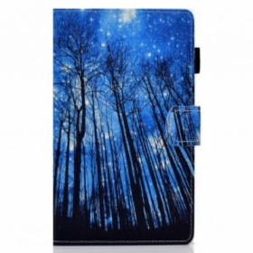 δερματινη θηκη Samsung Galaxy Tab A7 (2020) Νυχτερινό Δάσος