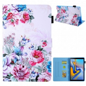 Κάλυμμα Samsung Galaxy Tab A7 (2020) Σχέδιο Λουλουδιών