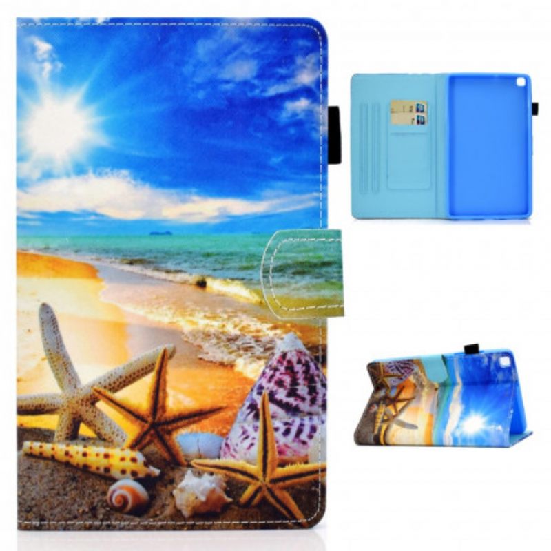 Θήκη Flip Samsung Galaxy Tab A7 (2020) Fun Beach