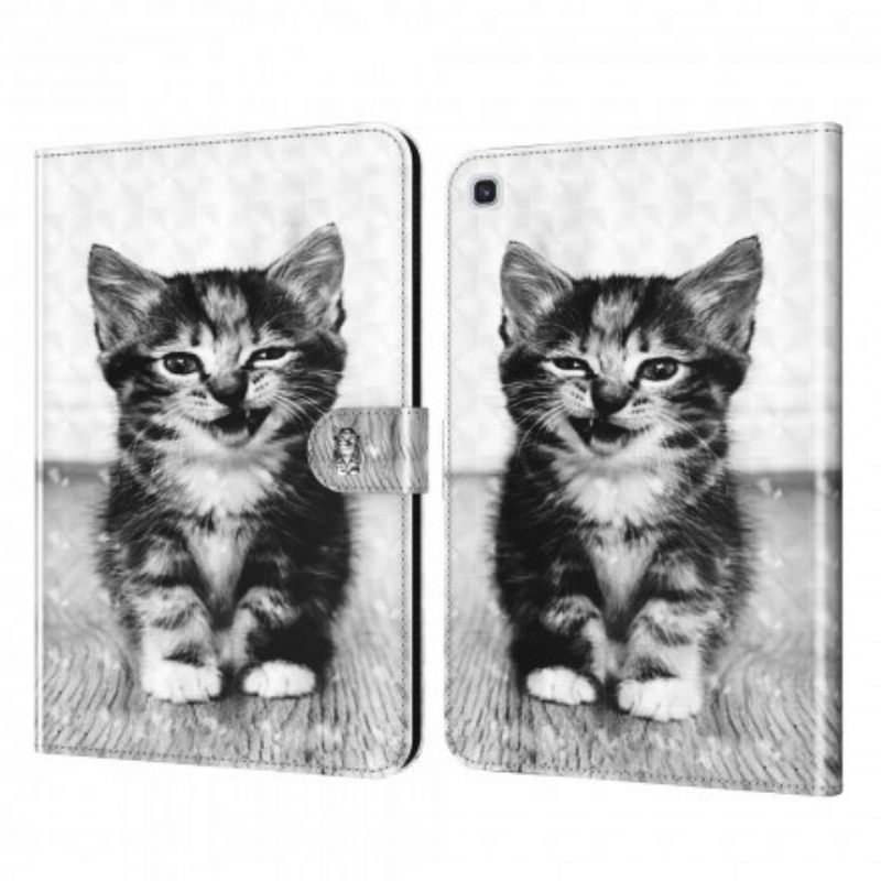 Θήκη Flip Samsung Galaxy Tab A7 (2020) Light Spot Kitten