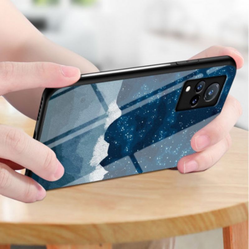 Θήκη Vivo V21 5G Μάρμαρο Tempered Glass