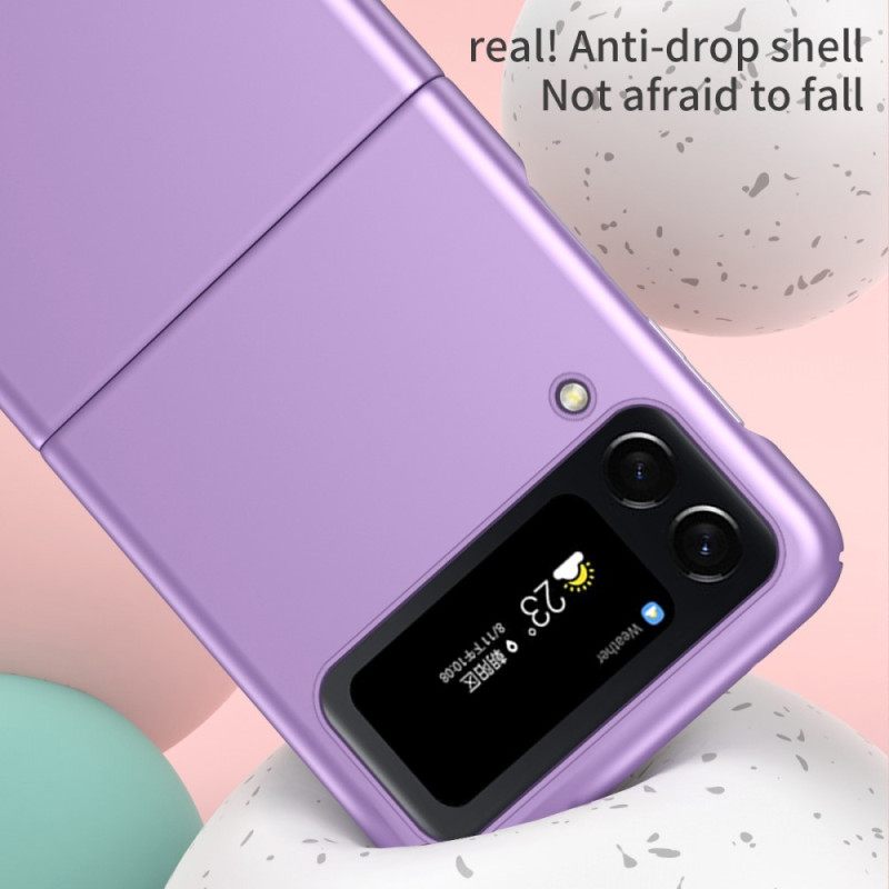 θηκη κινητου Samsung Galaxy Z Flip 4 Θήκη Flip Skin-touch Με Δαχτυλίδι