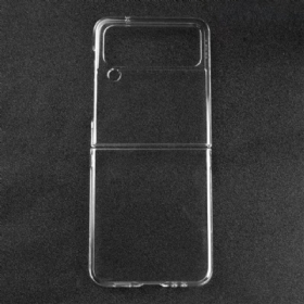 Θήκη Samsung Galaxy Z Flip 4 Θήκη Flip Διαφανές Πλαστικό
