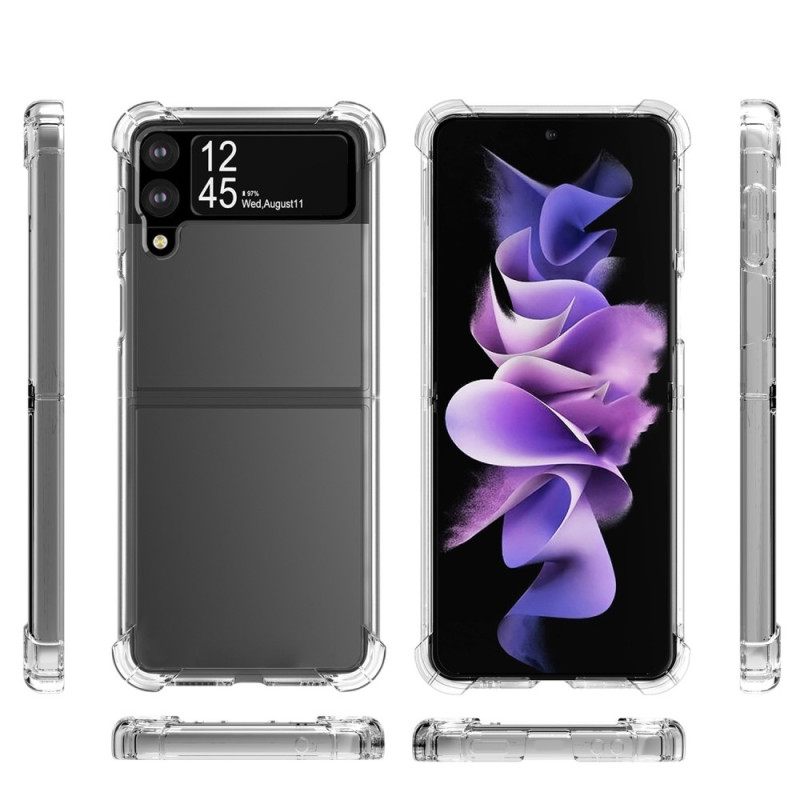 Θήκη Samsung Galaxy Z Flip 4 Θήκη Flip Ενισχυμένες Γωνίες Χωρίς Ραφή