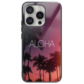 Κάλυμμα iPhone 16 Pro Max Aloha Tempered Glass