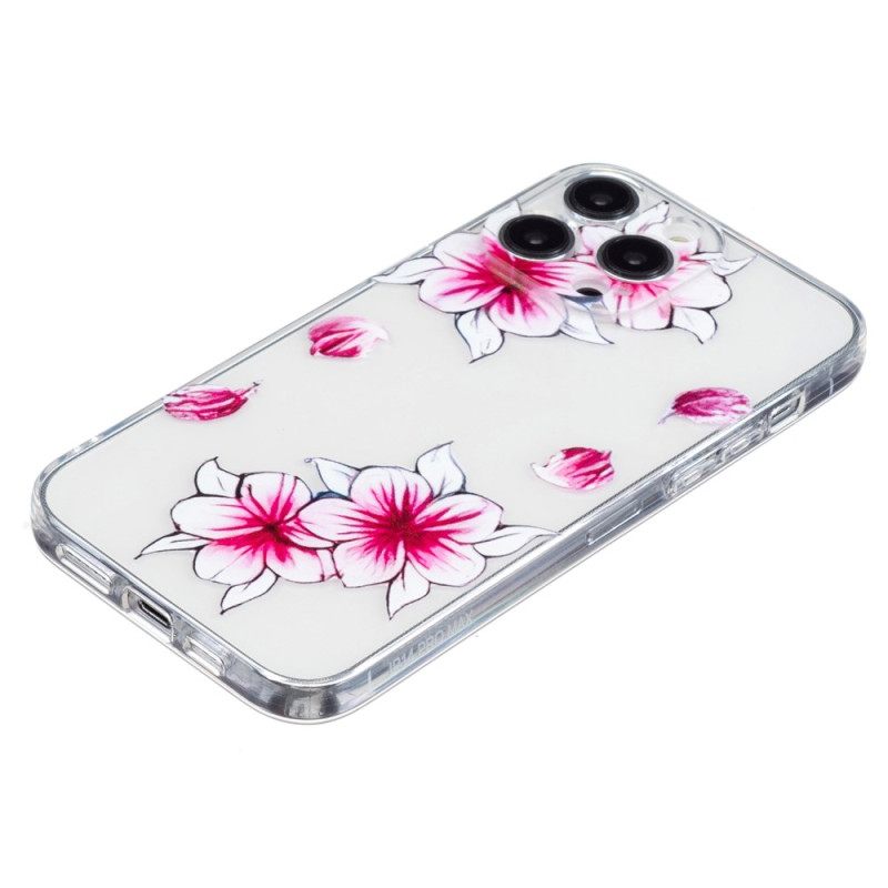 Κάλυμμα iPhone 16 Pro Max Cherry Blossoms Σιλικόνης