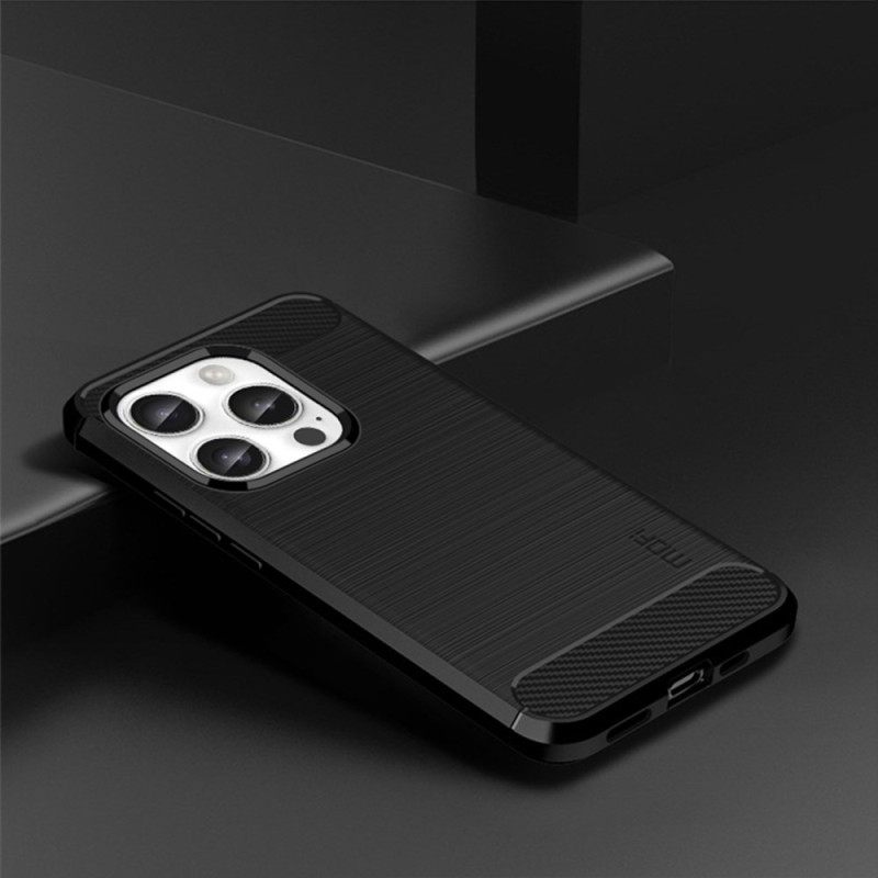 Κάλυμμα iPhone 16 Pro Max Mofi Brushed Carbon Fiber