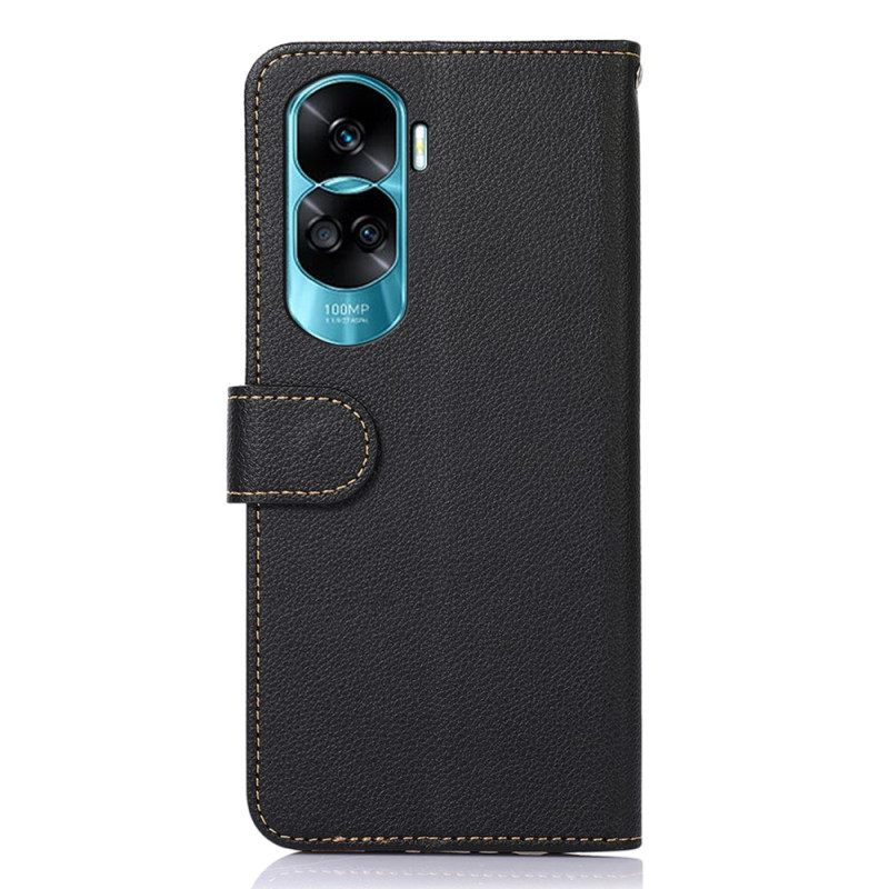 Κάλυμμα Honor 90 Lite Litchi Style Rfid Khazneh