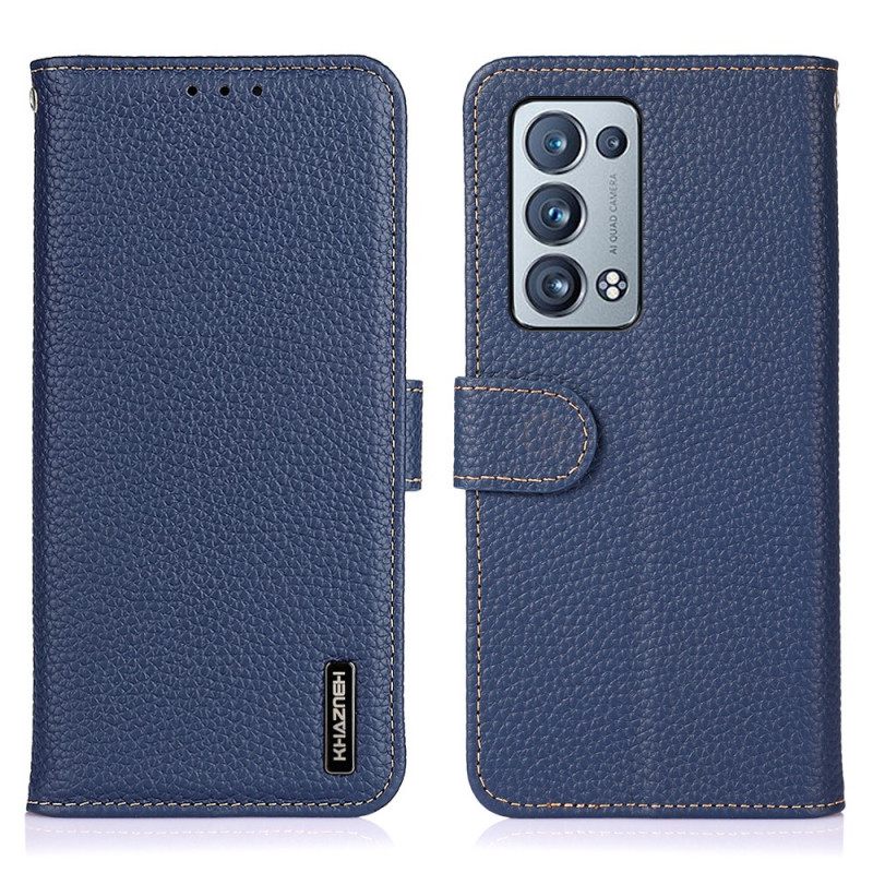 Κάλυμμα Oppo Reno 6 Pro 5G Khazneh Lychee Leather