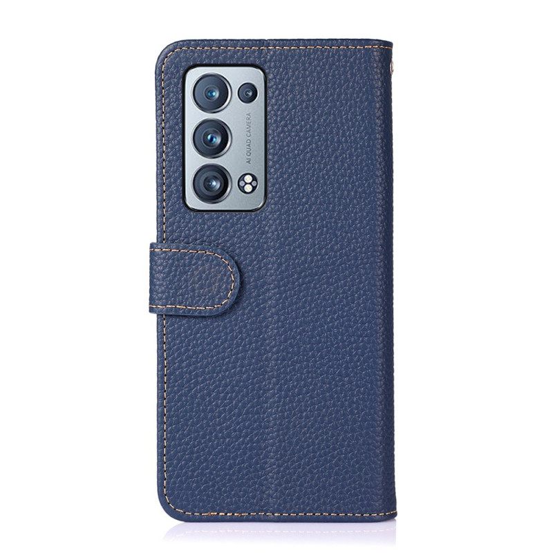 Κάλυμμα Oppo Reno 6 Pro 5G Khazneh Lychee Leather