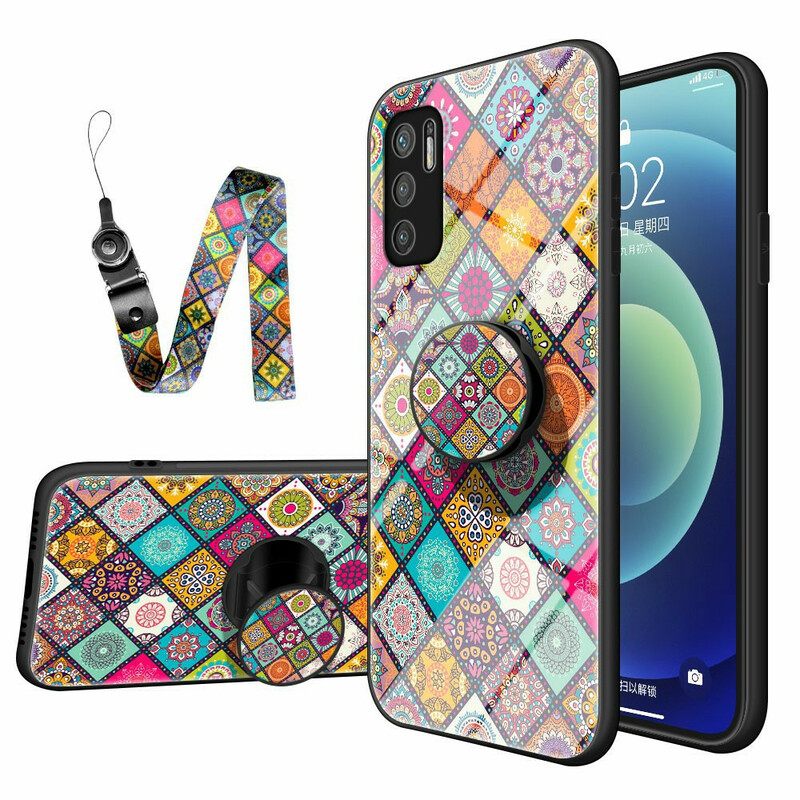 θηκη κινητου Xiaomi Redmi Note 10 5G Μαγνητική Θήκη Patchwork