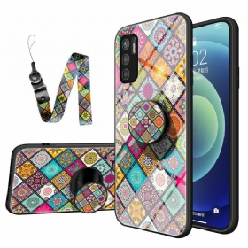 θηκη κινητου Xiaomi Redmi Note 10 5G Μαγνητική Θήκη Patchwork