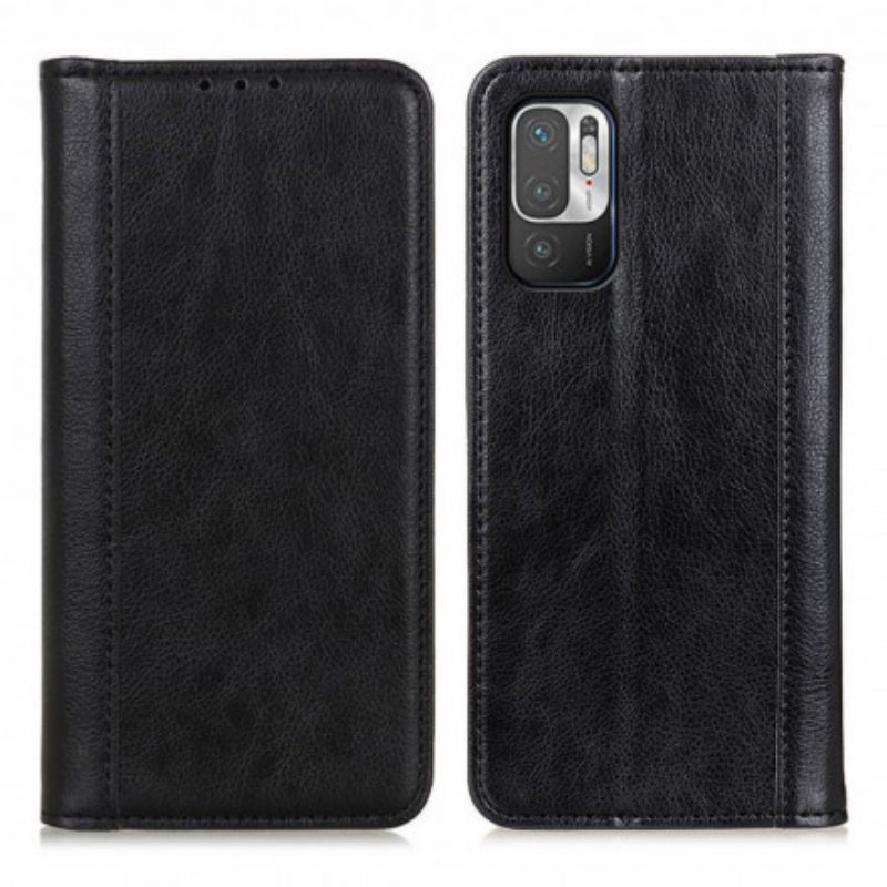 θηκη κινητου Xiaomi Redmi Note 10 5G Θήκη Flip Έκδοση Litchi Split Leather