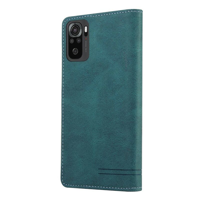 θηκη κινητου Xiaomi Redmi Note 10 5G Θήκη Flip Faux Leather Gq.utrobe