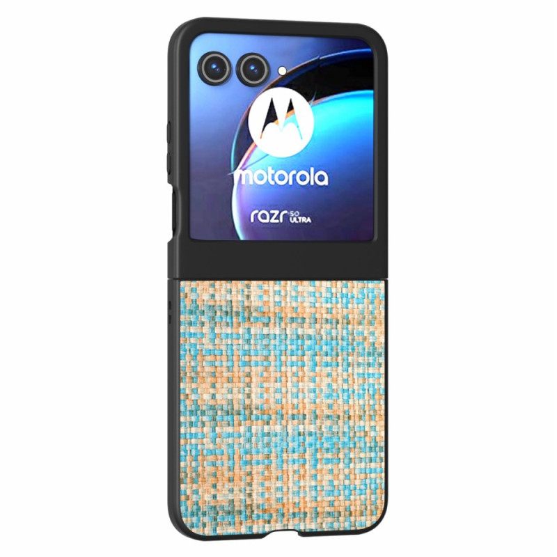 Κάλυμμα Motorola Razr 50 Καρό Υφή