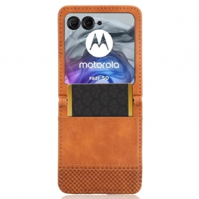 Κάλυμμα Motorola Razr 50 Κάτοχος Κάρτας Vintaga Frieze