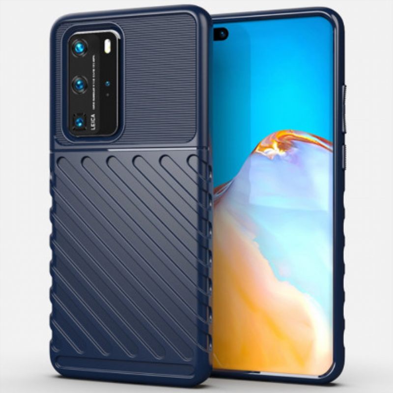 Θήκη Huawei P40 Pro Σχεδιασμός Με Στυλ Δέρματος