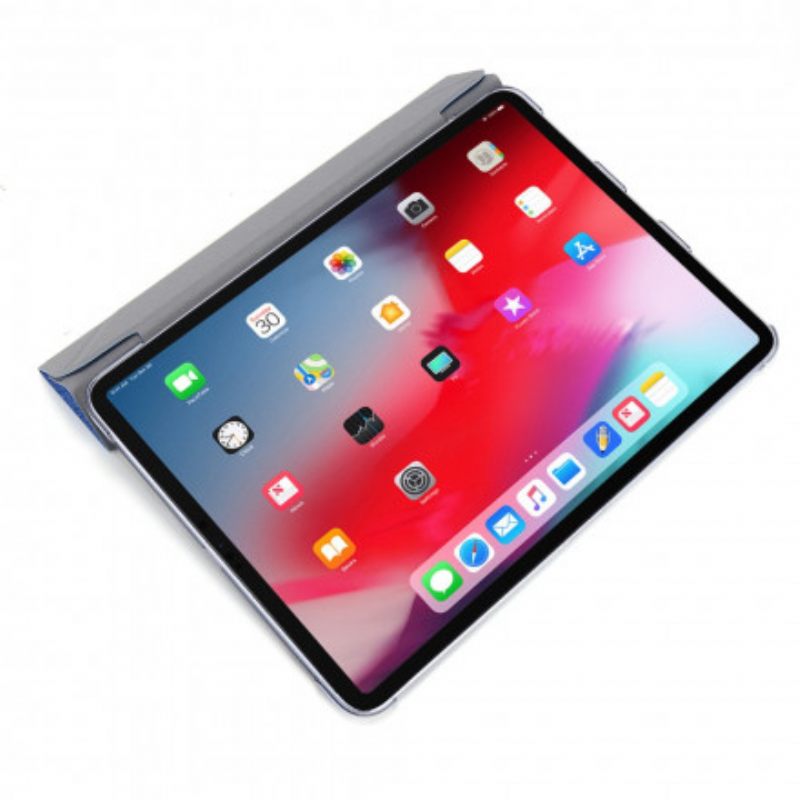 θηκη κινητου iPad Pro 12.9" (2021) Υφή Από Συνθετικό Δέρμα Μετάξι