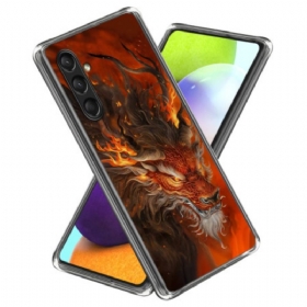 Κάλυμμα Samsung Galaxy A16 5g Fire Tiger Silicone Σιλικόνης